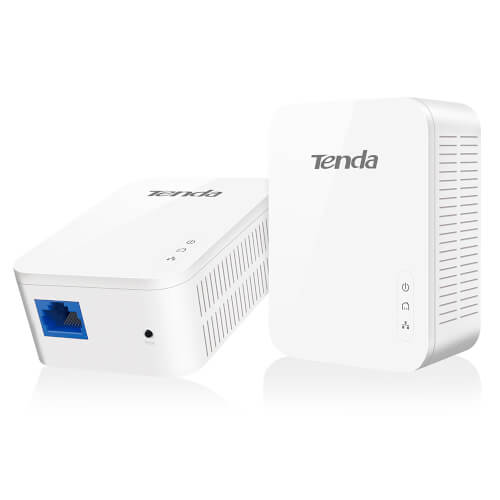 Kit 2 Adaptadores Homeplug Tenda Ph3 1rj45/1000mbps | Quonty.com | PH3