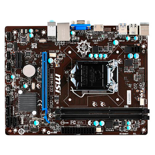 Placa Msi H81m-E33 Intel1150 2ddr3 Hdmi Sata3 Usb3.0 Matx | Quonty.com | 911-7817-020