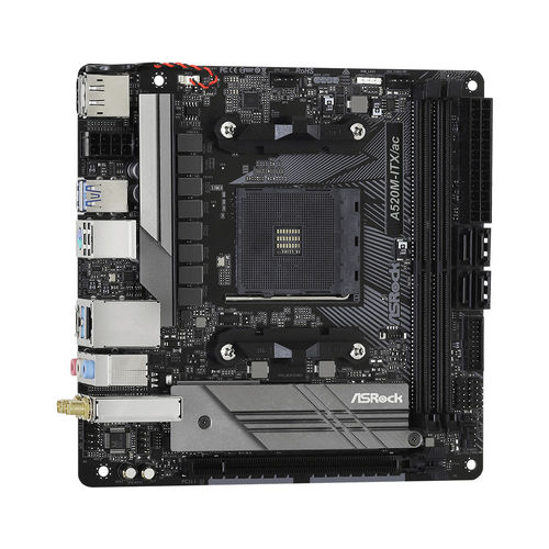 Placa Asrock A520m-Itx/Ac Amd Am4 2ddr4 Hdmi Pcie3.0 4sata3 Usb3.2 Mini-Itx | Quonty.com | 90-MXBDG0-A0UAYZ