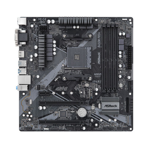 Placa Asrock B450m Pro4 R2.0 Amd Am4 4ddr4 Hdmi Pcie3.0 4sata3 Matx | Quonty.com | 90-MXBEG0-A0UAYZ