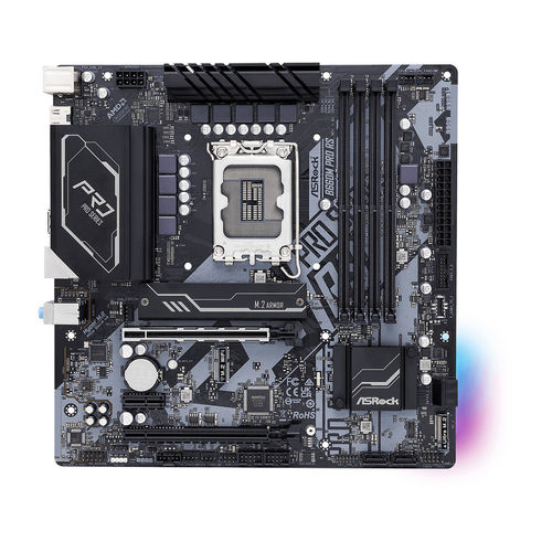 Placa Asrock B660m Pro Rs Intel1700 4ddr4 Hdmi Pcie3.0 4sata3 Usb3.2 Matx | Quonty.com | 90-MXBGW0-A0UAYZ