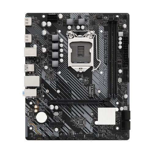 Placa Asrock H510m-H2/M.2 Se Intl1200 2ddr4 2hdmi Pcie4.0 4sata3 Usb3.2 Matx | Quonty.com | 90-MXBMQ0-A0UAYZ