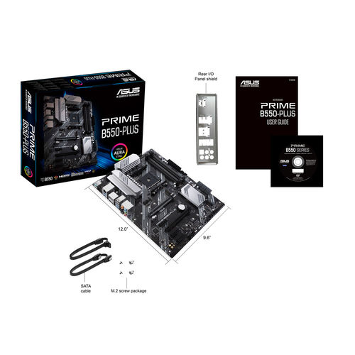 Placa Asus B550-Plus Amd Am4 4ddr4 Pcie3.0 6sata3 Usb3.2 Atx | Quonty.com | 90MB14U0-M0EAY0