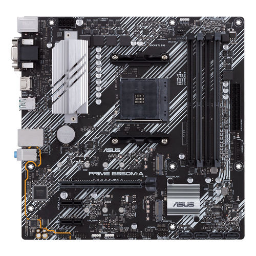 Placa Asus Prime B550m-A/Csm Amd Am4 4ddr4 Hdmi/Vga Pcie4.0 4sata3 Usb3.2 Matx | Quonty.com | 90MB14I0-M0EAYC