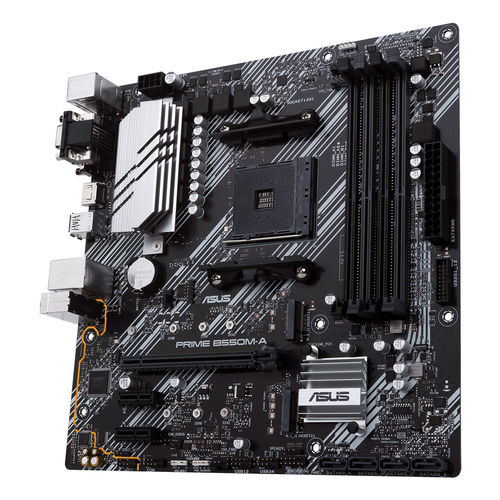 Placa Asus Prime B550m-A/Csm Amd Am4 4ddr4 Hdmi/Vga Pcie4.0 4sata3 Usb3.2 Matx | Quonty.com | 90MB14I0-M0EAYC