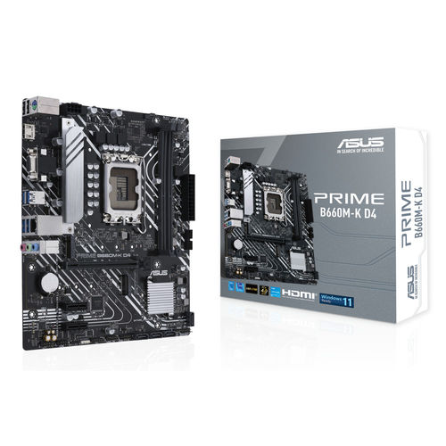 Placa Asus Prime B660m-K D4 Intel1700 2ddr4 Hdmi 1pcie4.0 4sata3 Usb3.2 Matx | Quonty.com | 90MB1950-M1EAY0