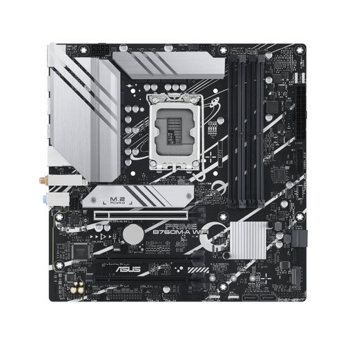 Placa Asus Prime B760m-A Wifi Intel 1700 4dd5 2hdmi+Dp 4sata+2m.2,2usb 3.2+Usb-C,2.5gb+W | Quonty.com | 90MB1EL0-M1EAY0