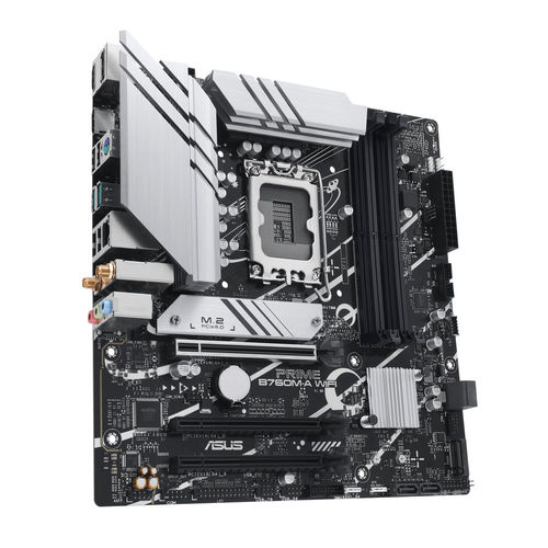 Placa Asus Prime B760m-A Wifi Intel 1700 4dd5 2hdmi+Dp 4sata+2m.2,2usb 3.2+Usb-C,2.5gb+W | Quonty.com | 90MB1EL0-M1EAY0