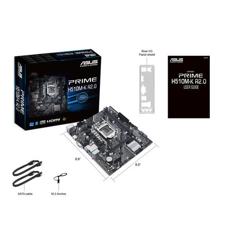 Placa Asus Prime H510m-K R2.0 Intel1200 2ddr4 Hdmi Pcie4.0/3.0 4sata3 Usb3.2 Matx | Quonty.com | 90MB1E80-M0EAY0