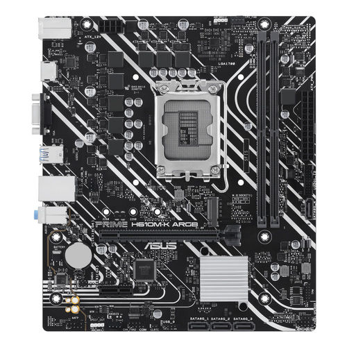 Placa Asus Prime H610m-K Argbintel1700 2ddr5 Hdmi/Vga Pcie4.0 4sata3 Usb3.2 Matx | Quonty.com | 90MB1G90-M0EAY0
