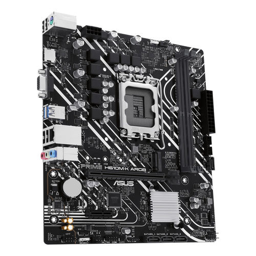 Placa Asus Prime H610m-K Argbintel1700 2ddr5 Hdmi/Vga Pcie4.0 4sata3 Usb3.2 Matx | Quonty.com | 90MB1G90-M0EAY0