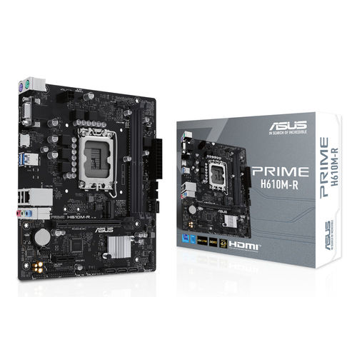 Placa Asus Prime H610m-R-Si Intel1700 2ddr5 Hdmi/Vga/Displayport 4pcie3.0 4sata3 Usb3.2 Matx | Quonty.com | 90MB1GL0-M0ECY0