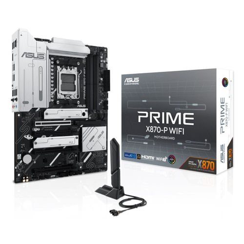 Placa Asus Prime X870-P Wifi Amd Am5 4ddr5 Hdmi/Displayport Pcie5.0 2sata3 Usb3.2 Atx | Quonty.com | 90MB1IS0-M0EAY0