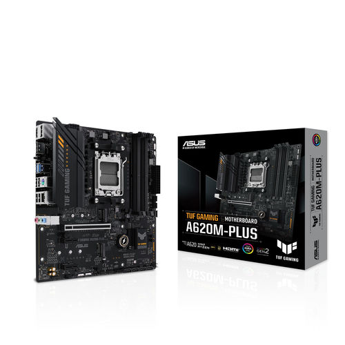 Placa Asus Tuf Gaming A620m-Plus Amd Am5 4ddr5 Hdmi 2pcie3 1pcie4.0 4sata3 Usb3.2 Matx | Quonty.com | 90MB1EZ0-M0EAY0