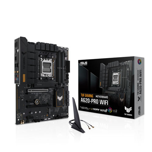 Placa Asus Tuf Gaming A620-Pro Wifi Amd Am5 4ddr5 Hdmi Pcie4.0 4sata3 Usb3.2 Atx | Quonty.com | 90MB1FR0-M0EAY0