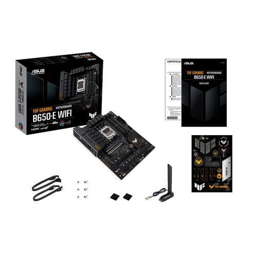 Placa Asus Tuf Gaming B650-E Wifi Amd Am5 4ddr5 Hdmi/Displayport Pcie4.0 4sata3 Usb2.0 Atx | Quonty.com | 90MB1GT0-M0EAY0