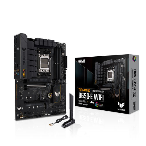 Placa Asus Tuf Gaming B650-E Wifi Amd Am5 4ddr5 Hdmi/Displayport Pcie4.0 4sata3 Usb2.0 Atx | Quonty.com | 90MB1GT0-M0EAY0
