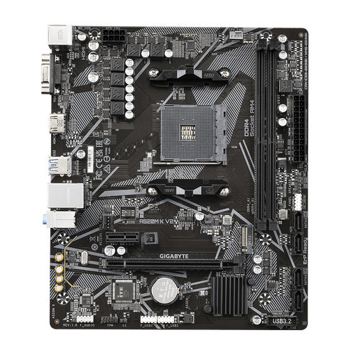 Placa Gigabyte A520m K V2 Amd Am4 2ddr4 Hdmi Pcie3.0 4sata3 Usb3.2 M-Atx | Quonty.com | A520M K V2