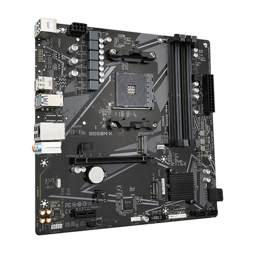 Placa Gigabyte B550m K Amd Am4 4ddr4 Hdmi Pcie3.0 4sata3 Usb3.2 Matx | Quonty.com | B550M K