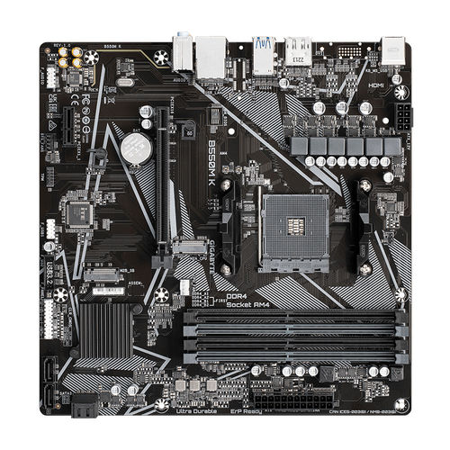 Placa Gigabyte B550m K Amd Am4 4ddr4 Hdmi Pcie3.0 4sata3 Usb3.2 Matx | Quonty.com | B550M K