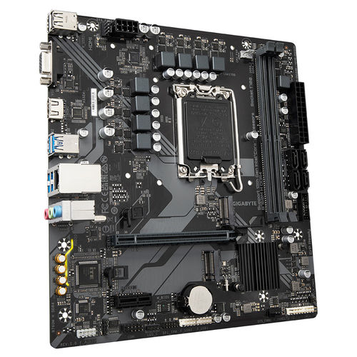Placa Gigabyte B760m H Ddr4 Intel1700 2ddr4 Hdmi Pcie4.0 4sata3 Usb3.2 Atx | Quonty.com | B760M H DDR4