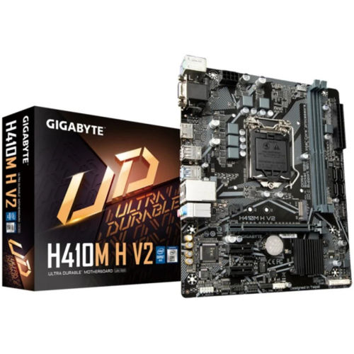 Placa Gigabyte H410m H V2 (Rev.1.0) Intel1200 2ddr4 Hdmi Pcie3.0 4sata3 Usb3.2 Matx | Quonty.com | H410M H V2