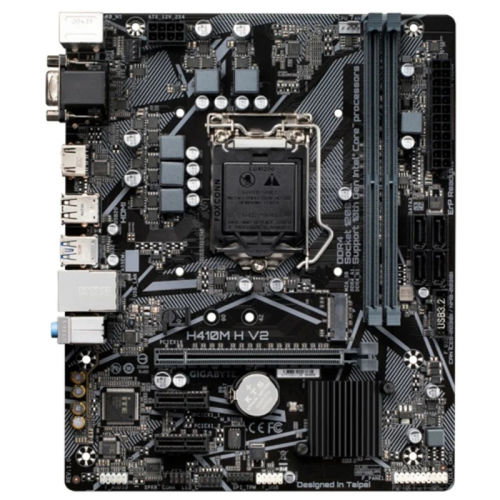 Placa Gigabyte H410m H V2 (Rev.1.0) Intel1200 2ddr4 Hdmi Pcie3.0 4sata3 Usb3.2 Matx | Quonty.com | H410M H V2