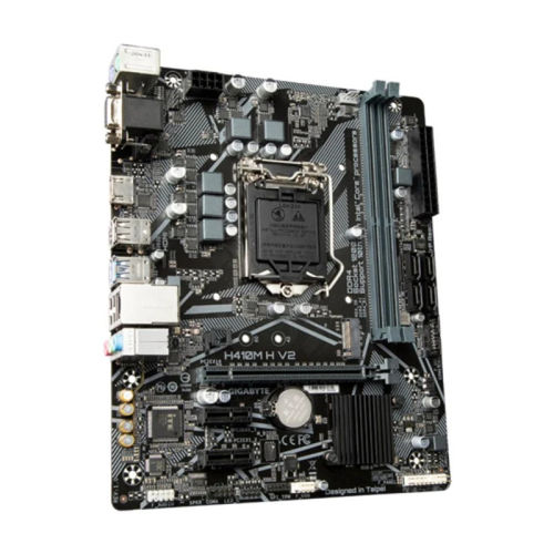 Placa Gigabyte H410m H V2 (Rev.1.0) Intel1200 2ddr4 Hdmi Pcie3.0 4sata3 Usb3.2 Matx | Quonty.com | H410M H V2