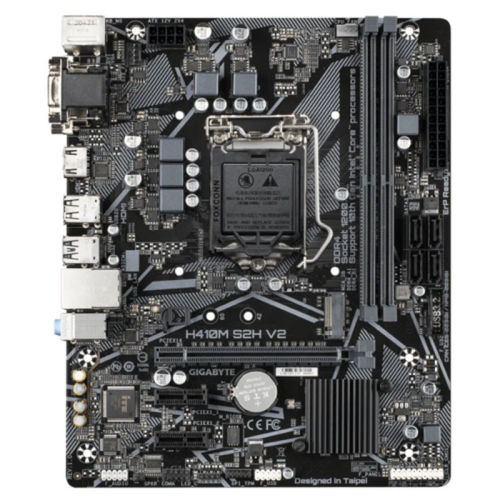 Placa Gigabyte H410m S2h V2 Intel1200 2ddr4 Hdmi Pcie3.0 4sata3 Usb3.2 Matx | Quonty.com | H410M S2H V2