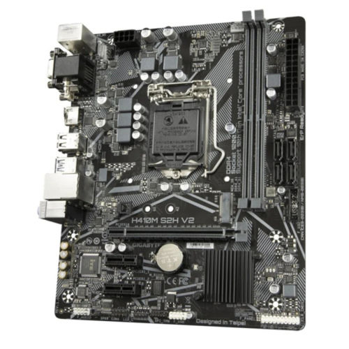 Placa Gigabyte H410m S2h V2 Intel1200 2ddr4 Hdmi Pcie3.0 4sata3 Usb3.2 Matx | Quonty.com | H410M S2H V2