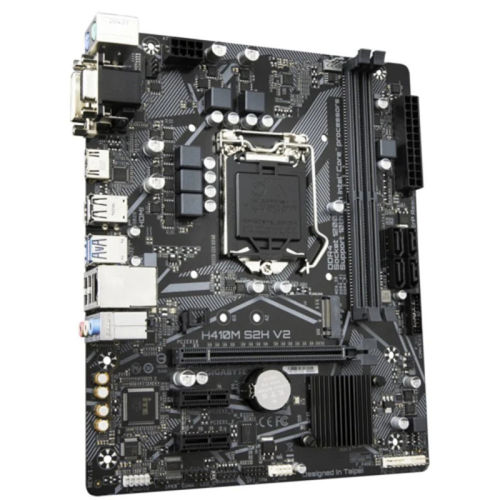 Placa Gigabyte H410m S2h V2 Intel1200 2ddr4 Hdmi Pcie3.0 4sata3 Usb3.2 Matx | Quonty.com | H410M S2H V2