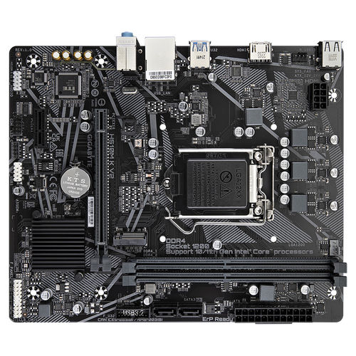 Placa Gigabyte H510m K V2 Intel1200 2ddr4 Hdmi Pcie3.0 2sata3 Usb3.2 Matx | Quonty.com | H510M K V2