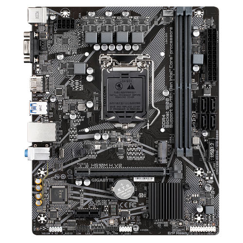 Placa Gigabyte H510m H V2 Intel1200 2ddr4 Hdmi Pcie3.0 4sata3 Usb3.2 Matx | Quonty.com | H510M H V2