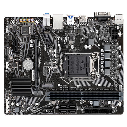 Placa Gigabyte H510m H V2 Intel1200 2ddr4 Hdmi Pcie3.0 4sata3 Usb3.2 Matx | Quonty.com | H510M H V2