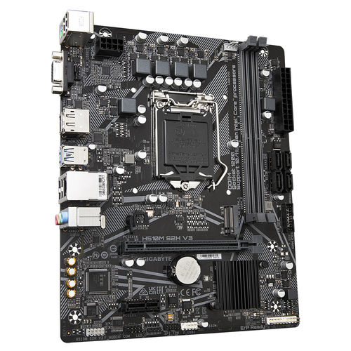Placa Gigabyte H510m S2h V3 Intel1200 2ddr4 Hdmi Pcie3.0 4sata3 Usb3.2 Matx | Quonty.com | H510M S2H V3