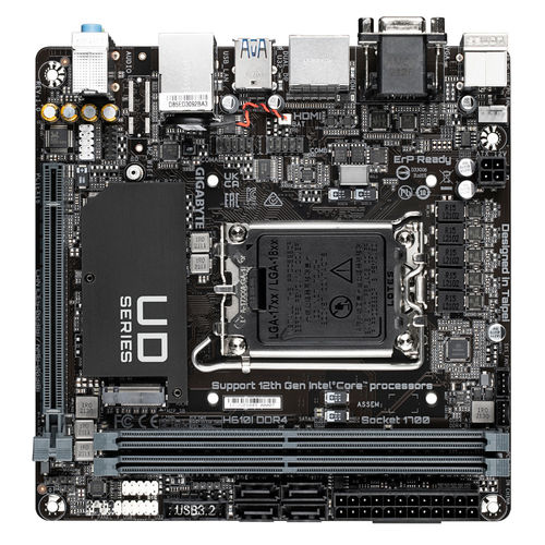 Placa Gigabyte H610i Ddr4. Socket 1700. Mini-Itx. | Quonty.com | H610I DDR4
