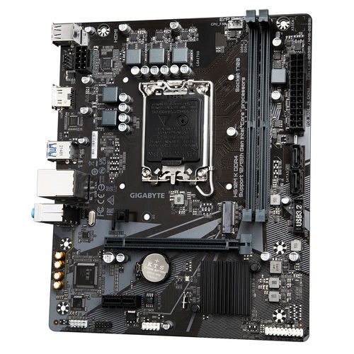 Placa Gigabyte H610m K Ddr4 1.0 Intel1700 2ddr4 Pcie4.0 2sata3 Usb3.2 M-Atx | Quonty.com | H610M K DDR4 1.0