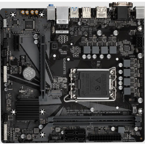 Placa Gigabyte H610m S2h V2 Intel1700 2ddr4 Pcie3.0 4sata3 Usb3.2 Matx | Quonty.com | H610M S2H V2 DDR4
