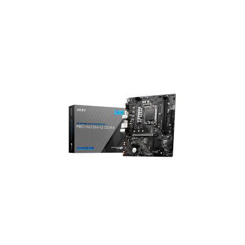 Placa Msi Pro H610m-G Intel1700 2ddr4 Hdmi Pcie3.0 4sata3 Usb3.2 Matx | Quonty.com | 911-7D46-003