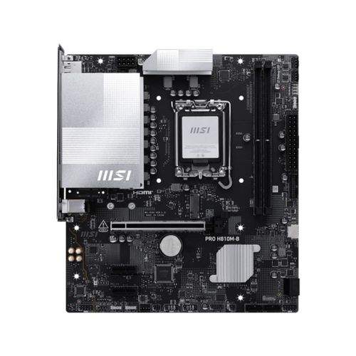 Placa Msi Pro H810m-B Intel1851 2ddr5 Pcie5.0 4sata3 Matx | Quonty.com | 911-7E64-001