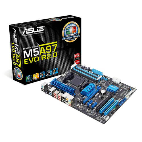 Placa Asus M5a97 Evo R2.0 Am3+ 4ddr3 Usb3.0 Atx | Quonty.com | 90-MIBJJ0-G0EAY0MZ