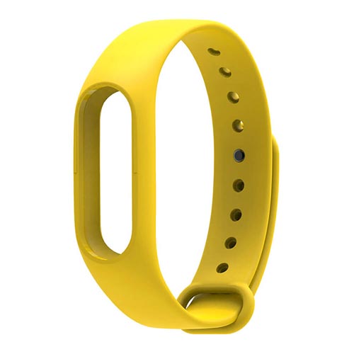 Correa Xiaomi Miband2 Silicona Amarillo | Quonty.com | PMB2A
