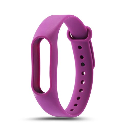 Correa Xiaomi Miband2 Silicona Morado | Quonty.com | PMB2M