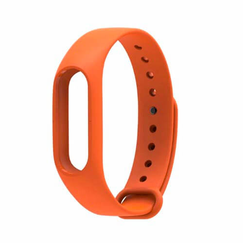 Correa Xiaomi Mi Band2 Silicona Naranja | Quonty.com | PMB2N