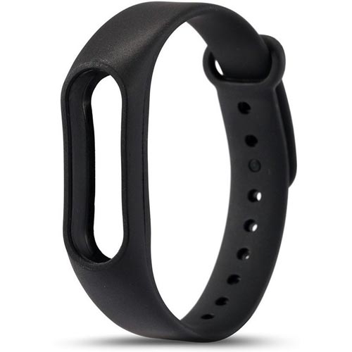 Correa Xiaomi Miband2 Silicona Negra | Quonty.com | PMB2NE