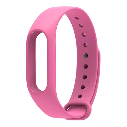 Correa Xiaomi Miband2 Silicona Rosa | Quonty.com | PMB2RS