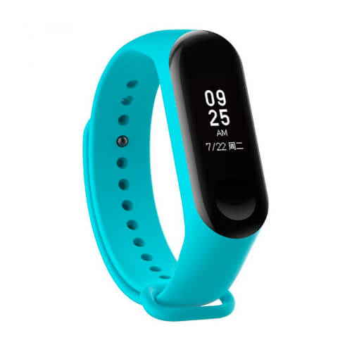 Correa Xiaomi Miband3 Silicona Azul | Quonty.com | PMB3BL