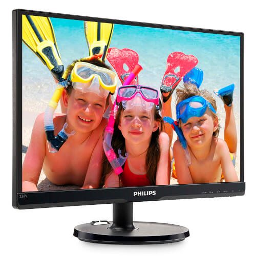 Monitor Philips V-Line 226v6qsb6 21,5'' Fhd 5ms | Quonty.com | 226V6QSB6/00