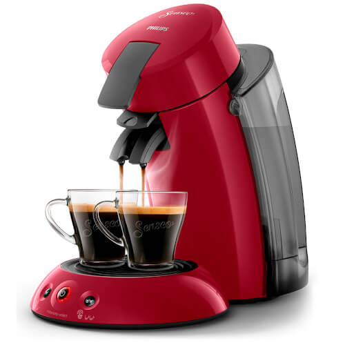 Cafetera Philips Senseo Original Xl Rojo Oscuro Monodosis | Quonty.com | HD6555/82