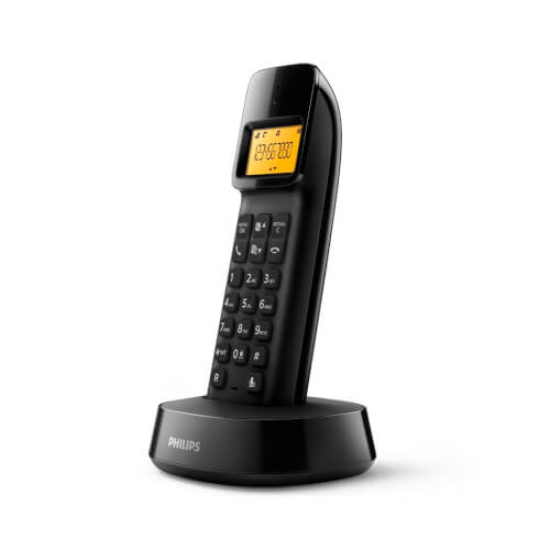Teléfono Philips D140 Negro | Quonty.com | D1401B/34